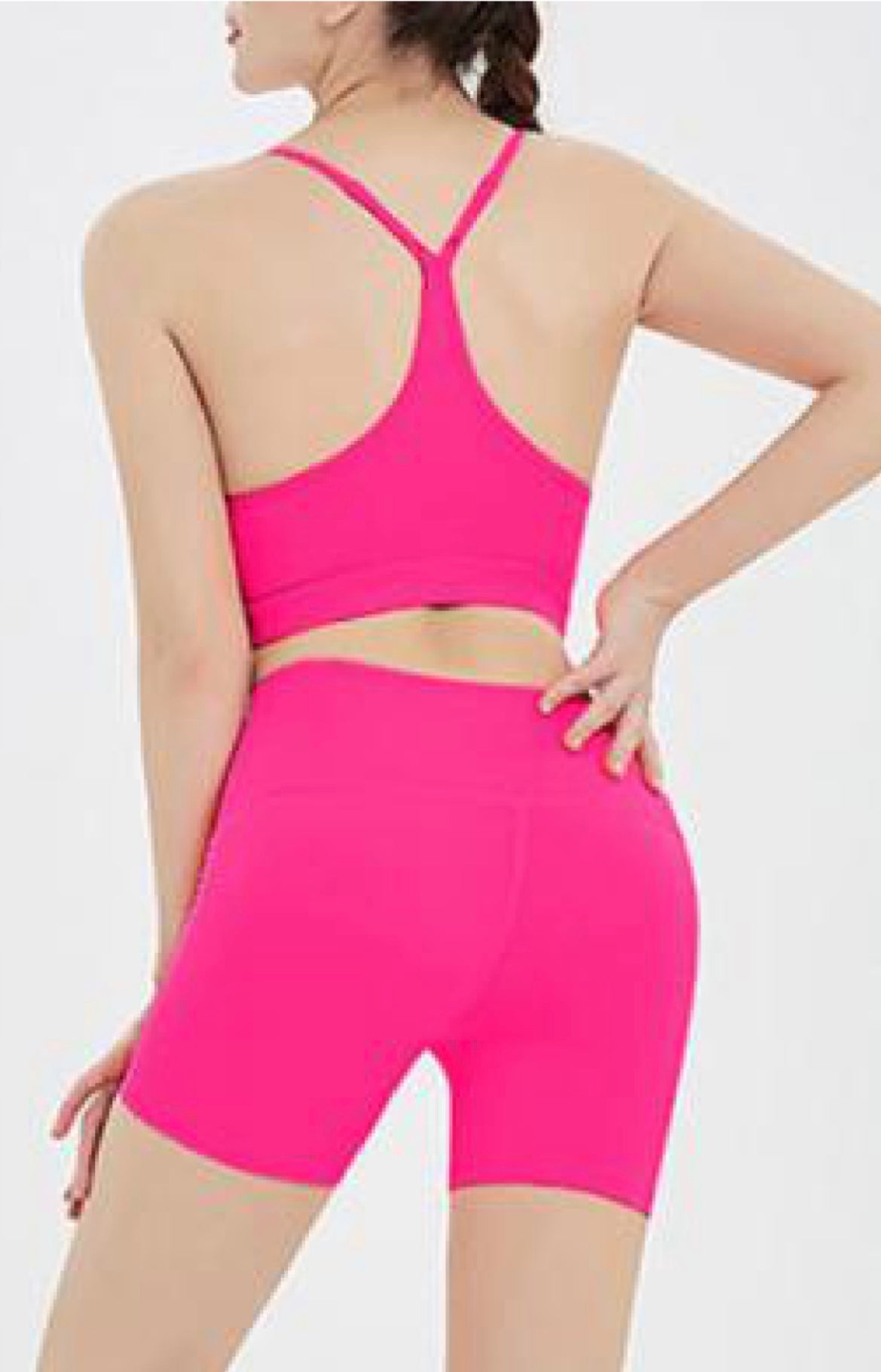 Sam Coordinated Two-piece Biker Short Set